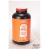 Image 1 : One full 1 lb container of IMR 4831 gun powder One full 1 lb container of IMR 4831 gun powder