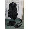 Image 1 : Small size shooters vest, belt, assorted mag Small size shooters vest, belt, assorted mag pouches an