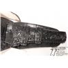 Image 2 : Black tooled leather revolver holster for max 34" Black tooled leather revolver holster for max 34" 