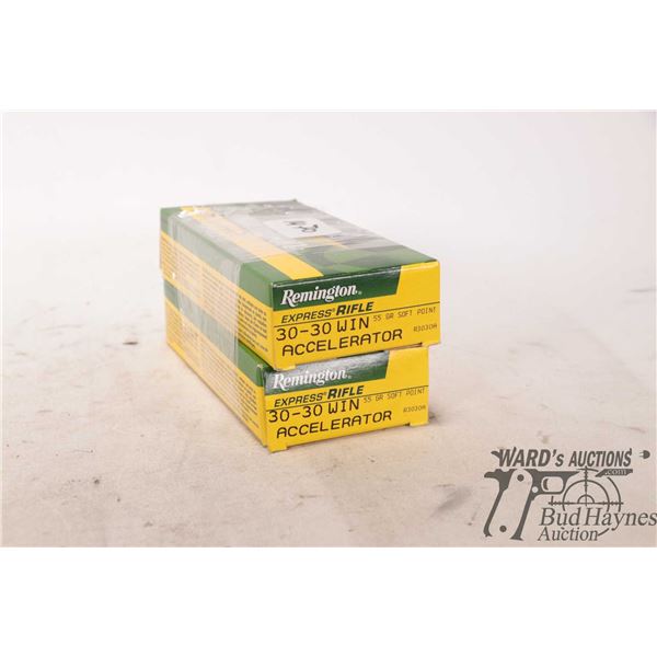 Two full 20 count boxes Remington .30/30 win Two full 20 count boxes Remington .30/30 win Accelerato