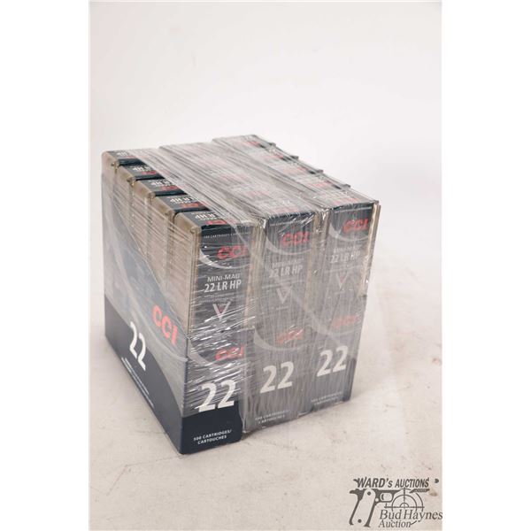 15 Full 100 count packs of CCI Minimag .22 LR HP 15 Full 100 count packs of CCI Minimag .22 LR HP 36
