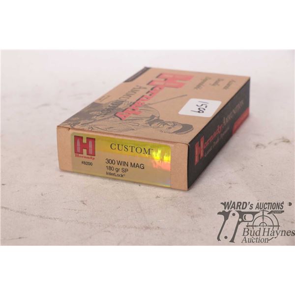 One full 20 count box Hornady .300 win mag 180 gr One full 20 count box Hornady .300 win mag 180 gr 