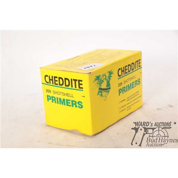 One full 1000 count box Cheddite #209 shot shell One full 1000 count box Cheddite #209 shot shell pr