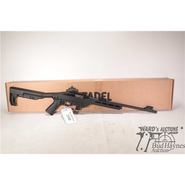 Non-Restricted rifle Citadel model Trakr, .22 LR semi automatic, w/ bbl length 18" [Blued barrel and