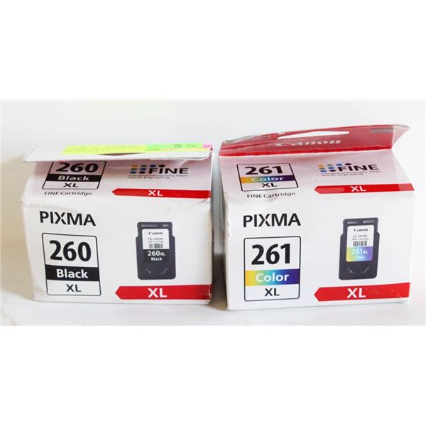 CANNON 260/261 XL INK CARTRIDGES