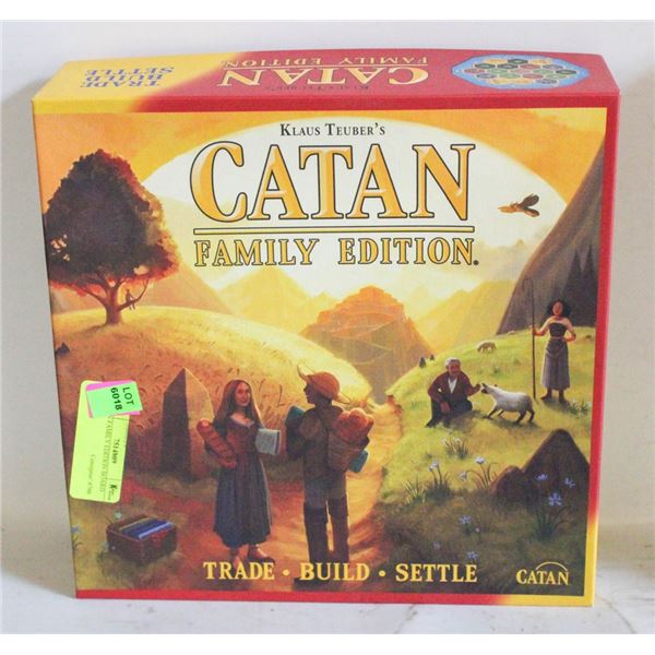 CATAN FAMILY EDITION BOARD GAME