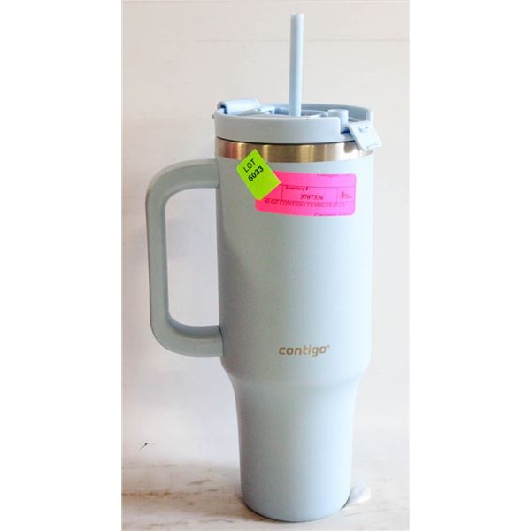 40 OZ CONTIGO TUMBLER BLUE