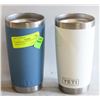 Image 1 : 2 YETI 20 OZ CUPS PLUS 26 OZ CUPS WITH NO LIDS