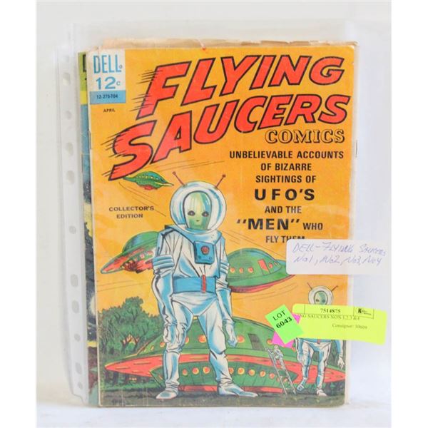FLYING SAUCERS NO'S 1,2,3 &4