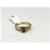 Image 1 : GOLD PLATED STERLING SILVER NATURAL TANZANITE