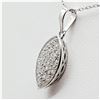 Image 1 : STERLING SILVER CZ PENDANT WITH