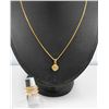 Image 1 : GOLD TONED NECKLACE AND 2 PCS RING SET SZ 8