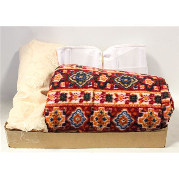 FLEECE MATERIAL 5FTX8FT + LACE MATERIAL + 2 ESTATE