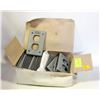 Image 2 : BOX OF HUBBEL 1 GANG FACE PLATES NON-METTALIC