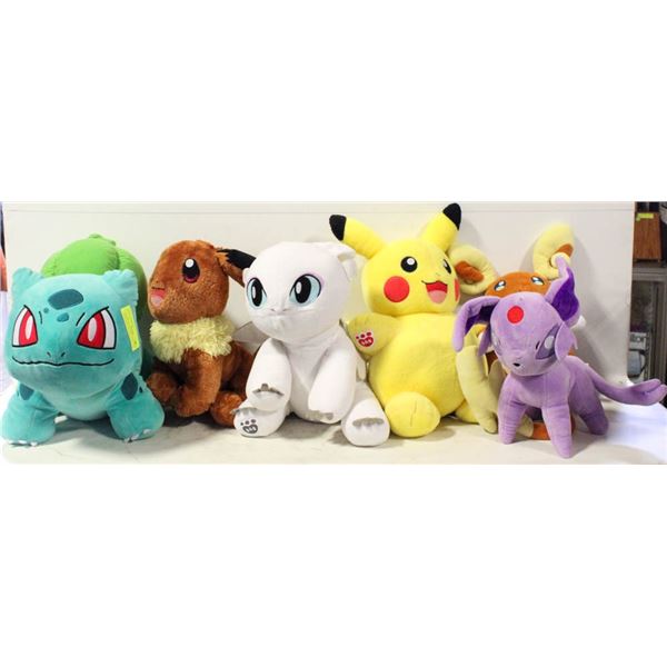 COLLECTION OF LARGE QUALITY POKEMON STUFFIES