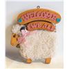 Image 1 : WELCOME SIGN- FARMHOUSE STYLE W SHEEP NEW