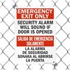 Image 1 : NEW EMERGENCY EXIT ONLY SECURITY ALARM WILL SOUND