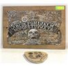 Image 1 : HAND PAINTED WOODEN OUIJA BOARD
