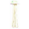 Image 1 : #2811- 6-NEW 40 CM GOLD TONE FLAT LINK NECKLACE