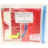 Image 1 : FLAGS - NEW CANADA FLAG 5X3FT & 11-FLAG