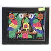 Image 1 : FRAMED MOLA ART FROM PANAMA