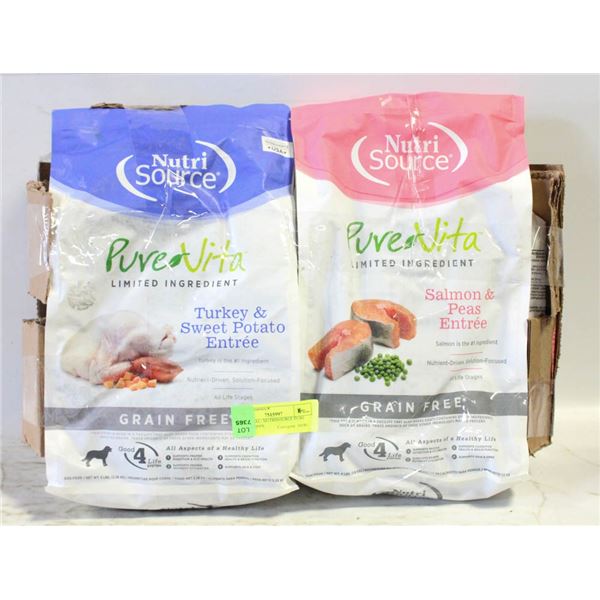 9LB TOTAL- NUTRISOURCE PURE VITA (PUPPY,