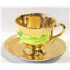 Image 1 : ROYAL WINTON GOLD TEACUP AND SAUCER