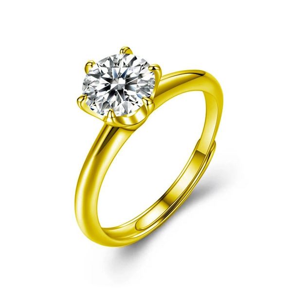 18KGP STAMPED 1 CT GRA CERTIFIED ROUND BRILLIANT