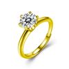 Image 1 : 18KGP STAMPED 1 CT GRA CERTIFIED ROUND BRILLIANT