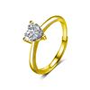 Image 1 : 18KGP STAMPED GRA CERTIFIED HEART SHAPED BRILLIANT