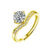 Image 1 : 18KGP STAMPED 1CT GRA CERTIFIED ROUND BRILLIANT
