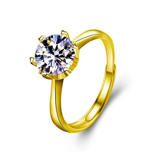 18KGP STAMPED 1CT GRA CERTIFIED ROUND BRILLIANT