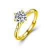 Image 1 : 18KGP STAMPED 1CT GRA CERTIFIED ROUND BRILLIANT