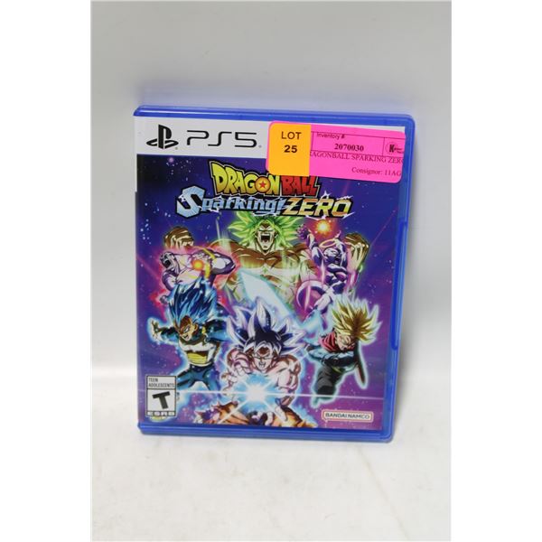 PS5 DRAGONBALL SPARKING ZERO