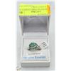 Image 1 : STAMPED 925 SILVER LADIES CAST EMERALD RING SIZE 7