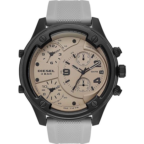 NEW DIESEL 56MM 4-TIME ZONE WATCH