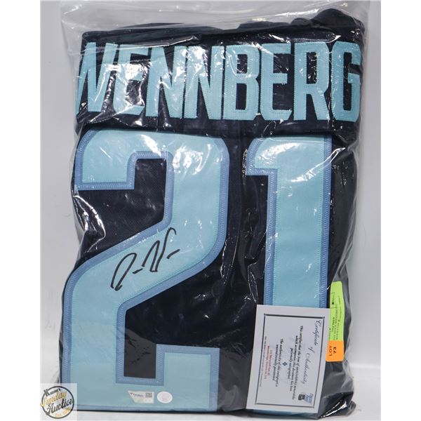 SIGNED #21 ALEX WENNBERG JERSEY WITH COA &