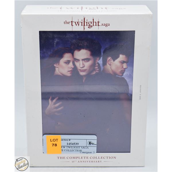 BRAND NEW TWILIGHT SAGA COMPLETE COLLECTION