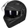 Image 1 : NEW ILM MOTORCYCLE HELMET BLACK