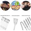 Image 1 : BRAND NEW AMAZON BASICS 11-PIECE BARBEQUE TOOL SET