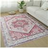 Image 1 : NEW BRICHOEE 6 X 9 VINTAGE FLORAL ANTI SKID RUG