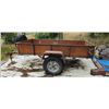 Image 1 : (ONSITE) WOOD/METAL UTILITY BOX TRAILER W/SPARE