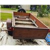 Image 5 : (ONSITE) WOOD/METAL UTILITY BOX TRAILER W/SPARE