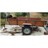 Image 6 : (ONSITE) WOOD/METAL UTILITY BOX TRAILER W/SPARE