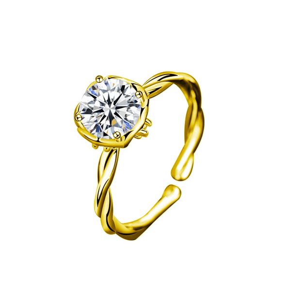 18KGP STAMPED 1 CT GRA CERTIFIED ROUND BRILLIANT