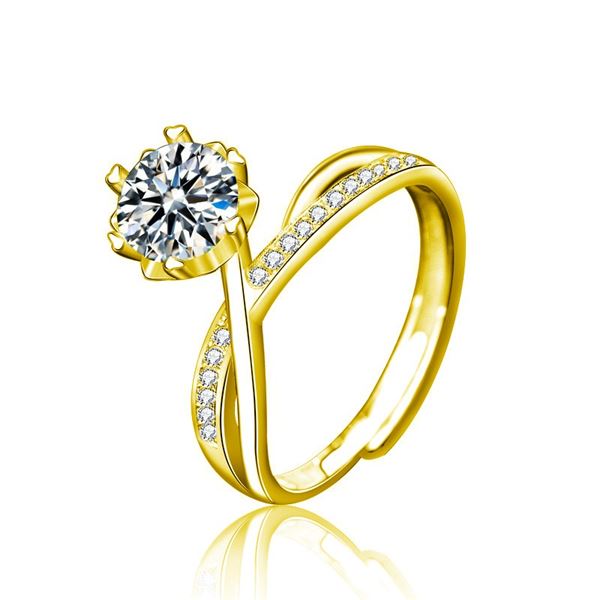 18KGP STAMPED 1 CT GRA CERTIFIED ROUND BRILLIANT