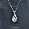 Image 1 : 1 CT GRA CERTIFIED ROUND BRILLIANT 925S NECKLACE