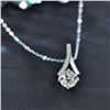 Image 3 : 1 CT GRA CERTIFIED ROUND BRILLIANT 925S NECKLACE