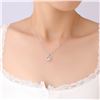 Image 4 : 1 CT GRA CERTIFIED ROUND BRILLIANT 925S NECKLACE