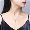 Image 4 : 1 CT GRA CERTIFIED ROUND BRILLIANT 925S NECKLACE